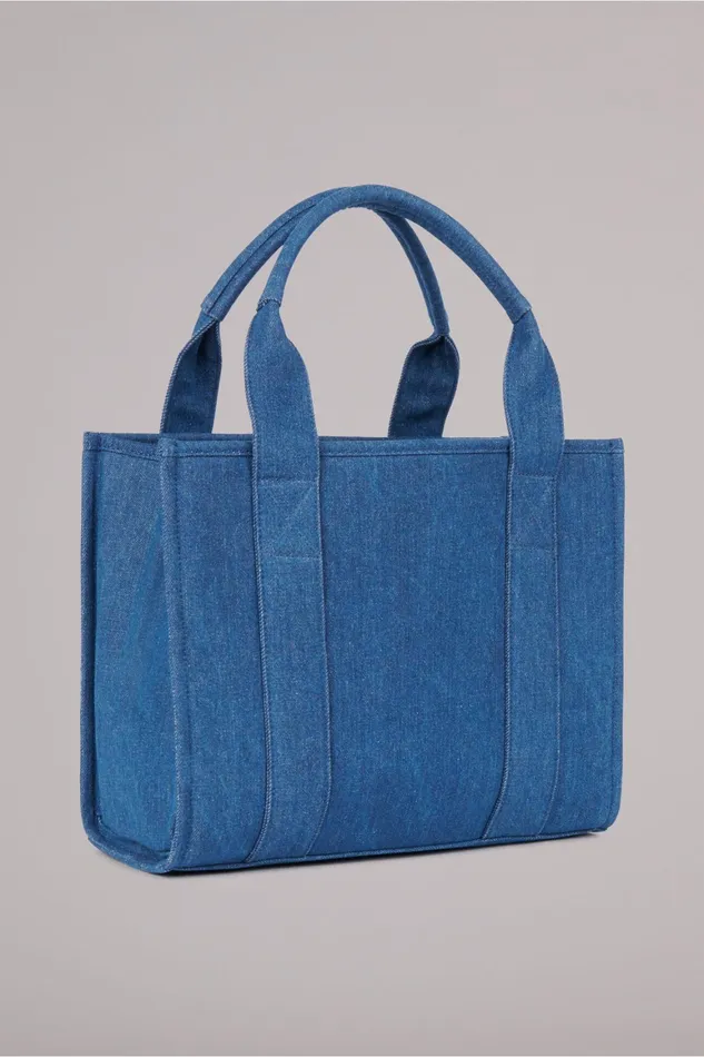 WomenMen Fiorucci Bags Enlarged Angels Large Tote Bag Blue WomenMen Fiorucci Bags Enlarged Angels Large Tote Bag Blue
