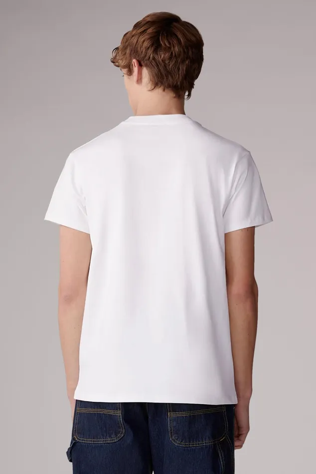WomenMen Fiorucci TShirts and Tops Unisex Graphic Poster TShirt White WomenMen Fiorucci TShirts and Tops Unisex Graphic Poster TShirt White