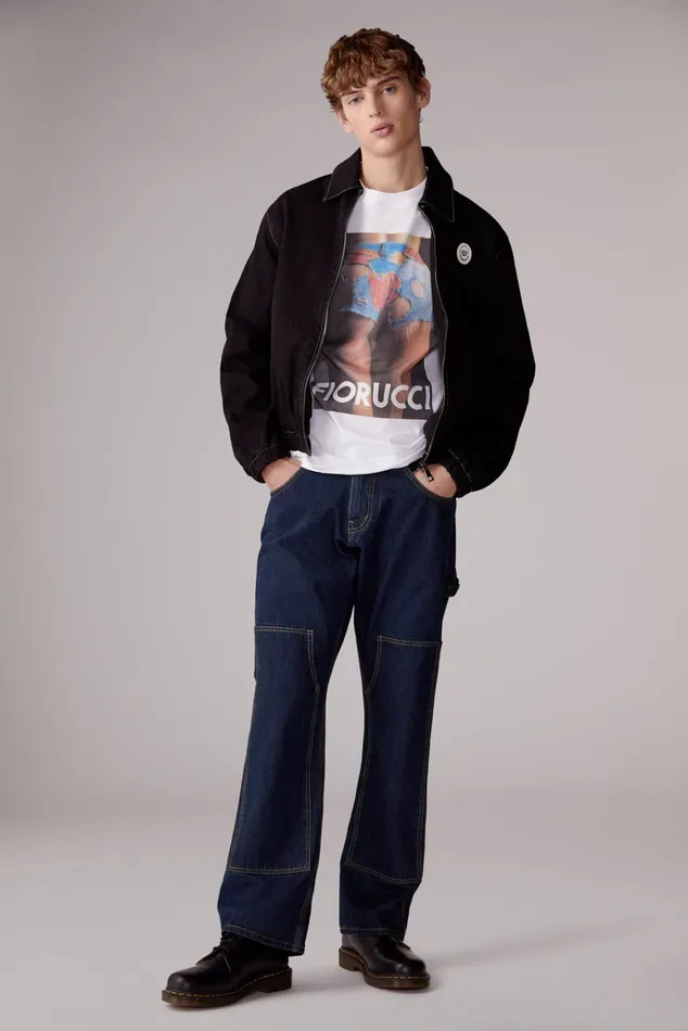 WomenMen Fiorucci TShirts and Tops Unisex Graphic Poster TShirt White WomenMen Fiorucci TShirts and Tops Unisex Graphic Poster TShirt White