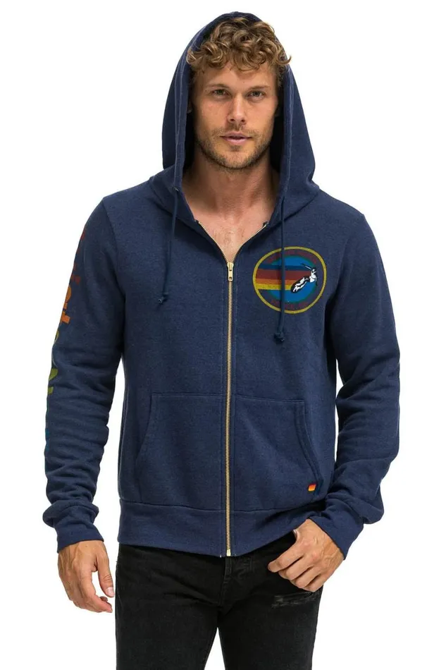 WomenMen Hoodies Aviator Nation Hoodie 8211 Navy
