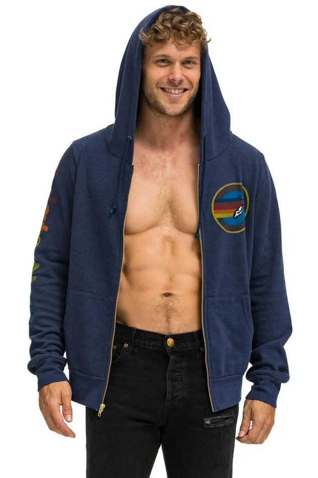 WomenMen Hoodies Aviator Nation Hoodie 8211 Navy