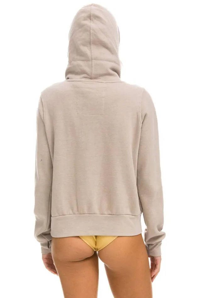WomenMen Hoodies Aviator Nation Ninja Pullover Hoodie 8211 Sand