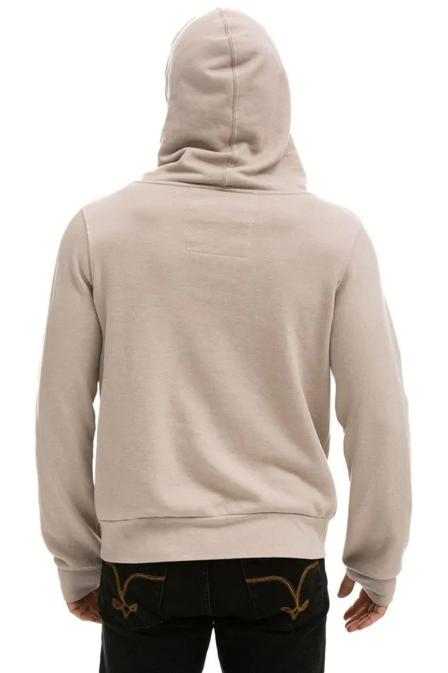 WomenMen Hoodies Aviator Nation Ninja Pullover Hoodie 8211 Sand
