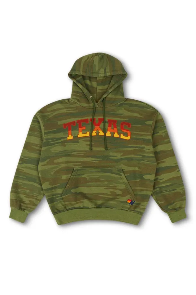 WomenMen Hoodies Aviator Nation University Of Texas Pullover Hoodie Relaxed 8211 Camo