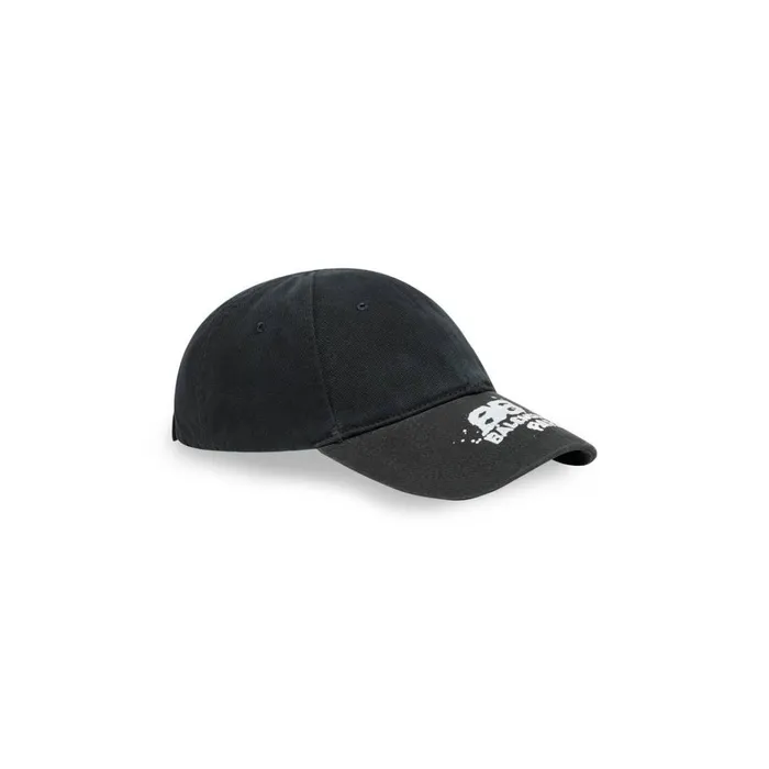 WomenMen Scarves and Caps Balenciaga Handdrawn Bb Icon Cap In Black