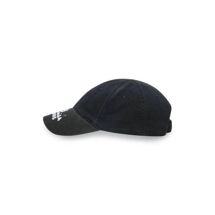 WomenMen Scarves and Caps Balenciaga Handdrawn Bb Icon Cap In Black