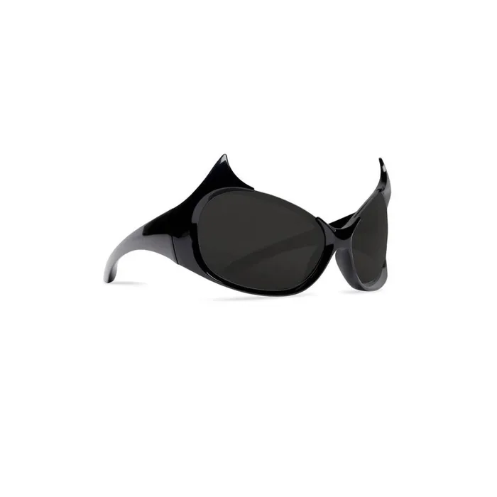 WomenMen Sunglasses Balenciaga Gotham Cat Sunglasses In Black
