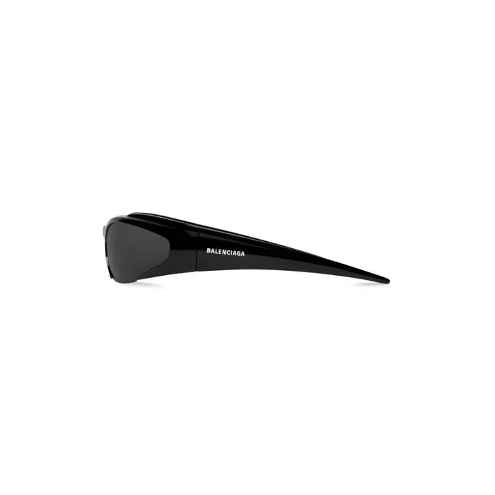WomenMen Sunglasses Balenciaga Reverse Xpander Rectangle Sunglasses In Black