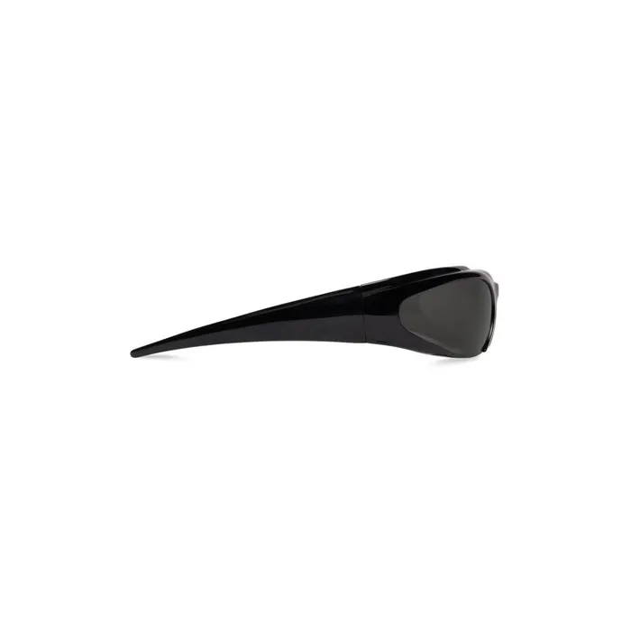 WomenMen Sunglasses Balenciaga Reverse Xpander Rectangle Sunglasses In Black