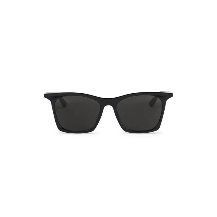 WomenMen Sunglasses Balenciaga Rim Rectangle Sunglasses Adjusted Fit In Black WomenMen Sunglasses Balenciaga Rim Rectangle Sunglasses Adjusted Fit In Black