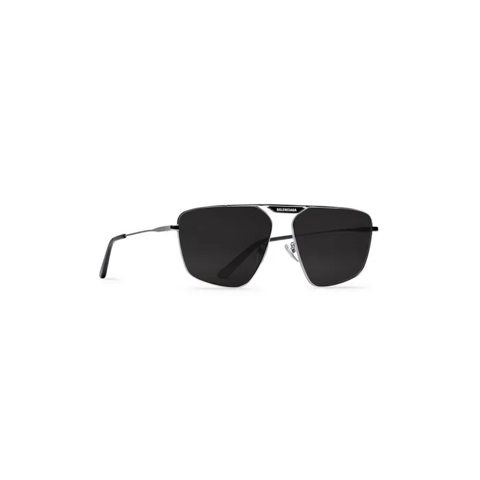 WomenMen Sunglasses Balenciaga Tag 20 Navigator Sunglasses In Black