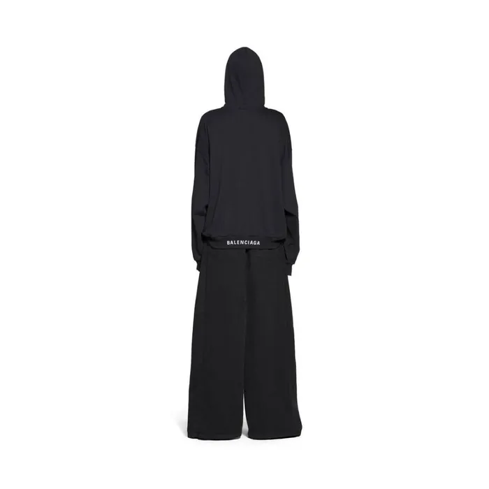 WomenMen Sweatshirts and Hoodies Balenciaga Balenciaga Hoodie Medium Fit In Black Faded