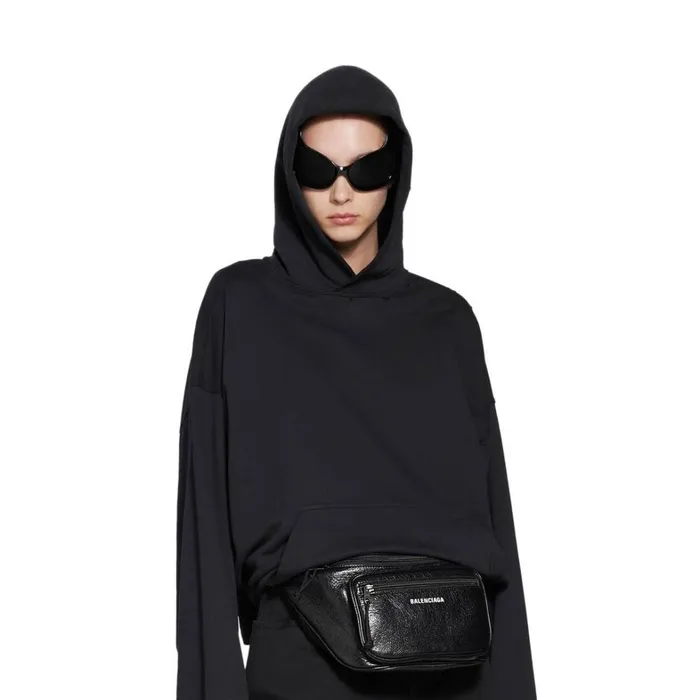 WomenMen Sweatshirts and Hoodies Balenciaga Balenciaga Hoodie Medium Fit In Black Faded