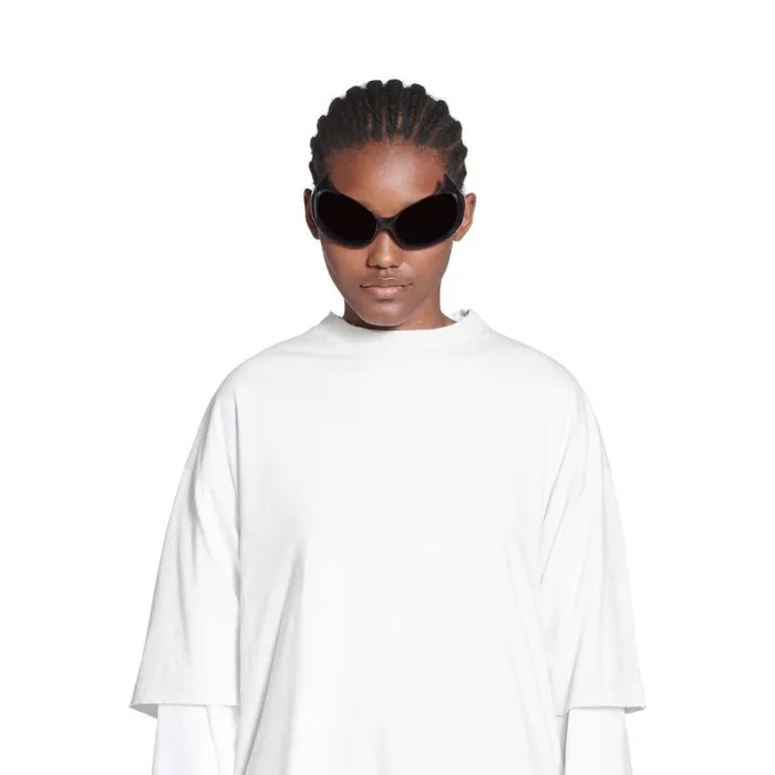 WomenMen Tshirts Balenciaga Balenciaga Tshirt Medium Fit In White