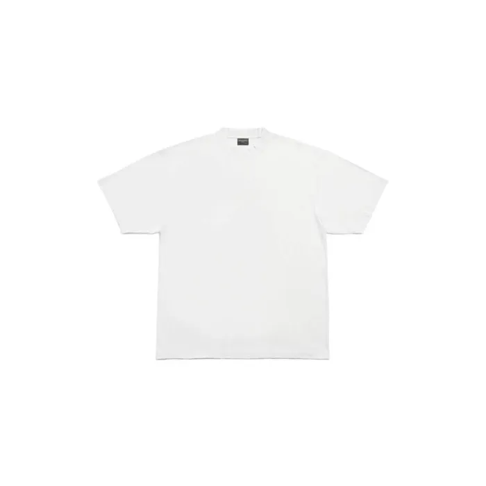 WomenMen Tshirts Balenciaga Balenciaga Tshirt Medium Fit In White