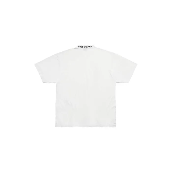WomenMen Tshirts Balenciaga Balenciaga Tshirt Medium Fit In White