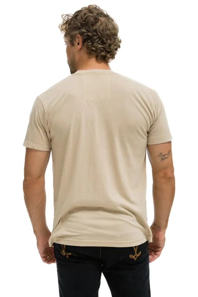 WomenMen Tees Aviator Nation Bolt Tee 8211 Sand Mocha