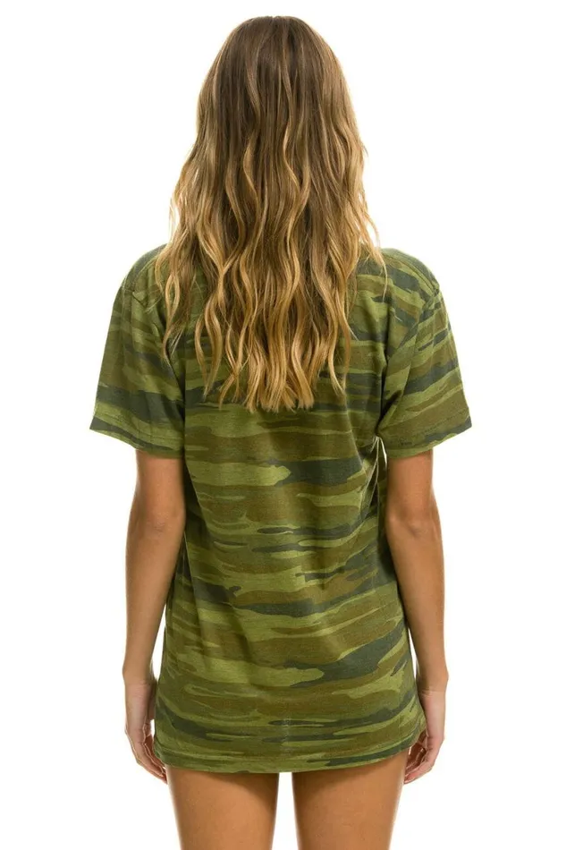 WomenMen Tees Aviator Nation Windy City Smokeout 2024 Crew Tee Shirt 8211 Camo