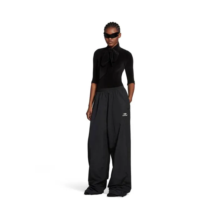 WomenMen Trousers Balenciaga 3b Sports Icon Tracksuit Trousers In Black