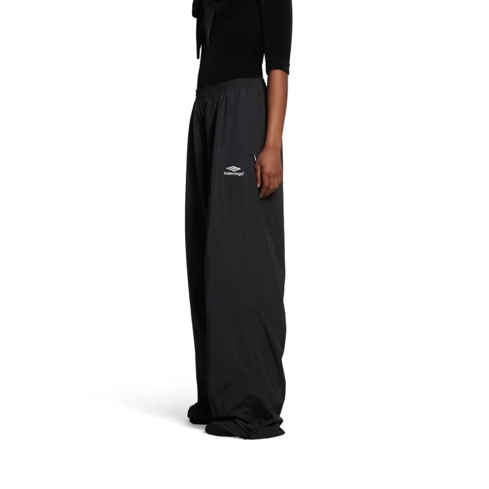 WomenMen Trousers Balenciaga 3b Sports Icon Tracksuit Trousers In Black