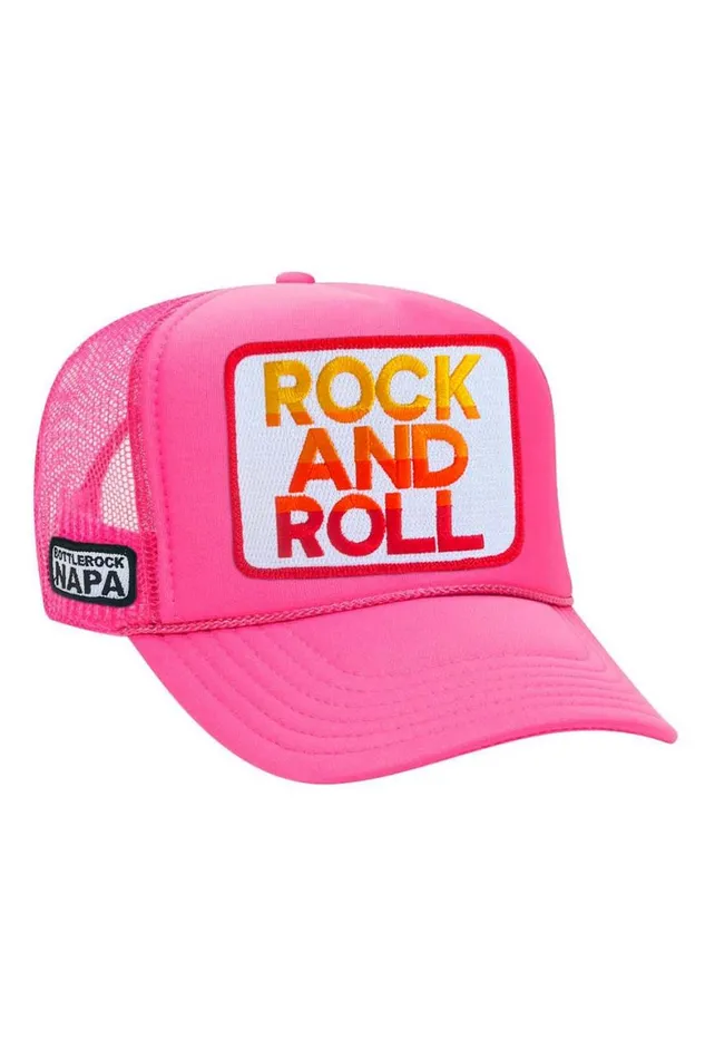 WomenMen Trucker Hats Aviator Nation Bottlerock 2024 Vintage Low Rise Trucker