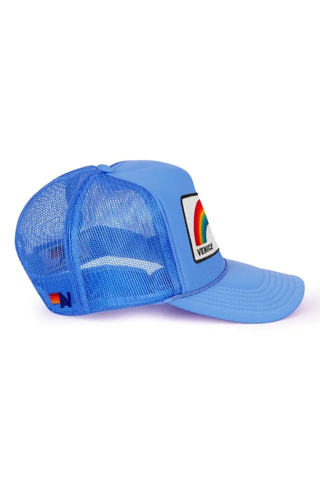 WomenMen Trucker Hats Aviator Nation Venice Rainbow Trucker Hat