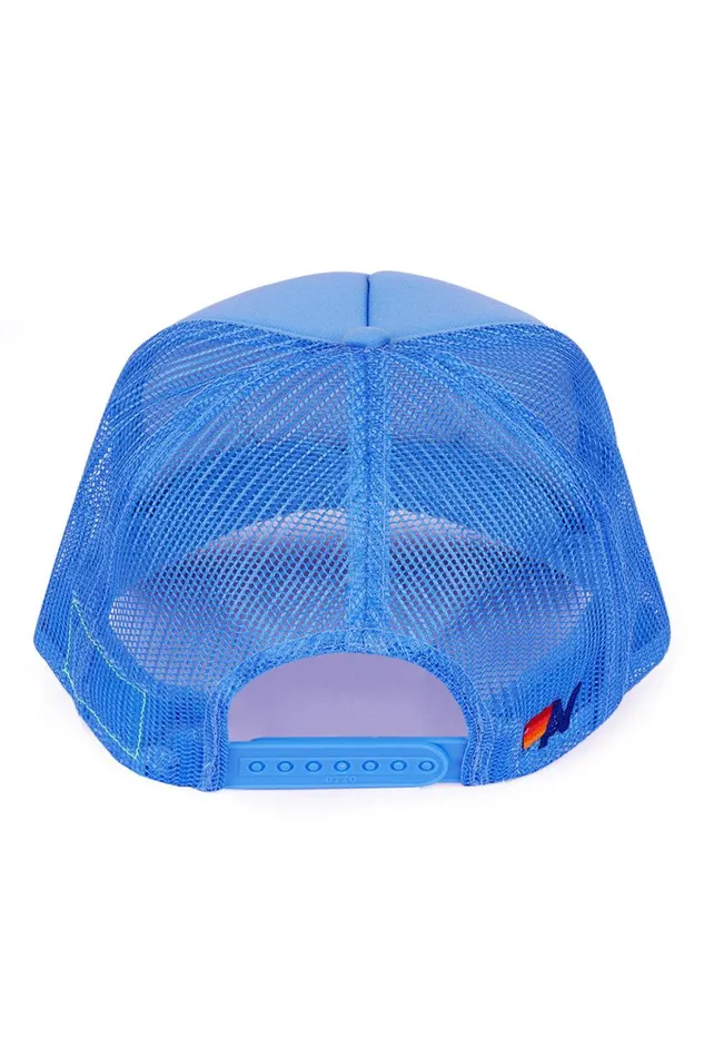 WomenMen Trucker Hats Aviator Nation Venice Rainbow Trucker Hat