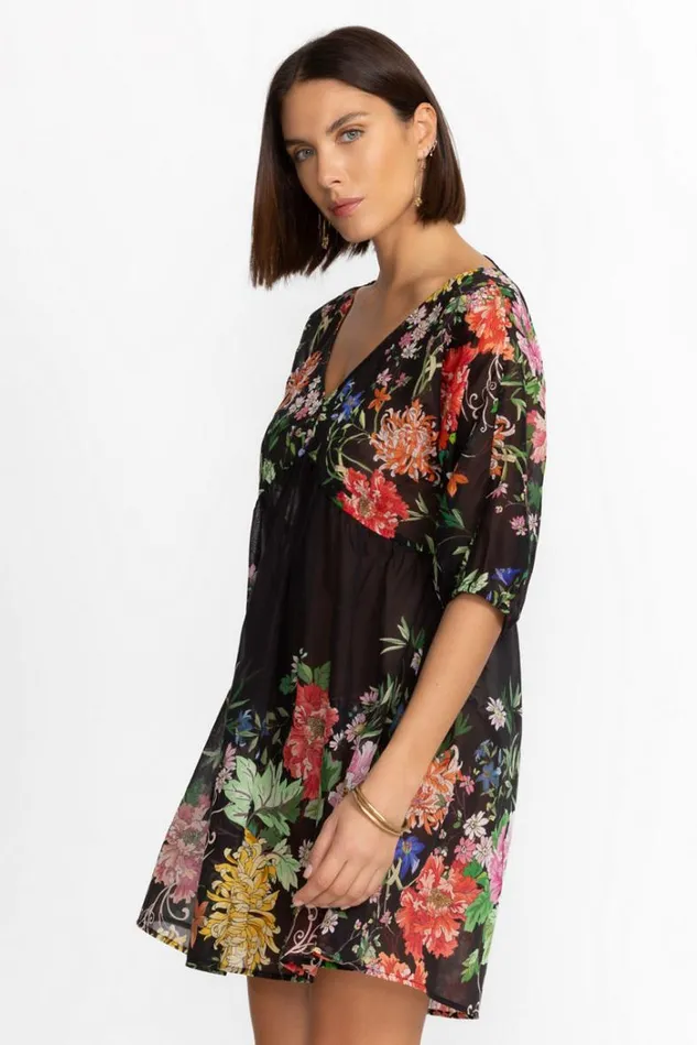 Women METALLI NOTTE ALINE DRESS Metalli Notte Johnny Was Swim and Resort Women METALLI NOTTE ALINE DRESS Metalli Notte Johnny Was Swim and Resort