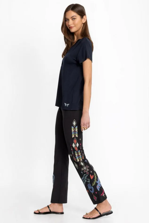Women MILLEY BABY BOOT LEGGING Black Johnny Was Bottoms