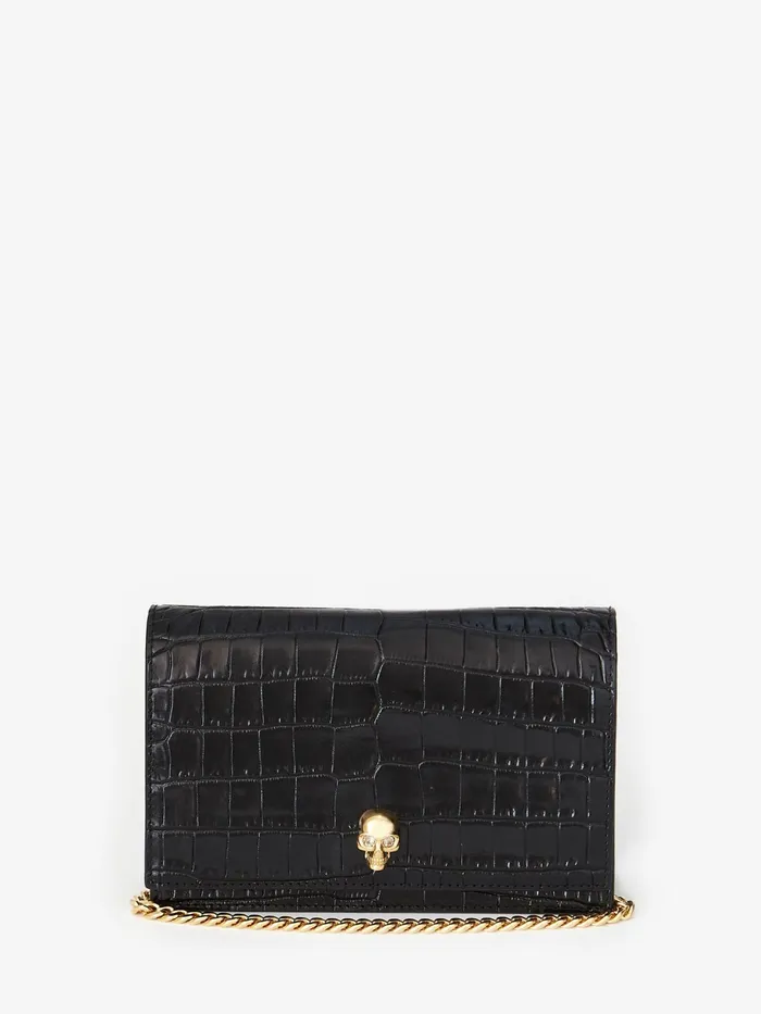 Women Mini Bags Alexander McQueen Small Skull Bag Black