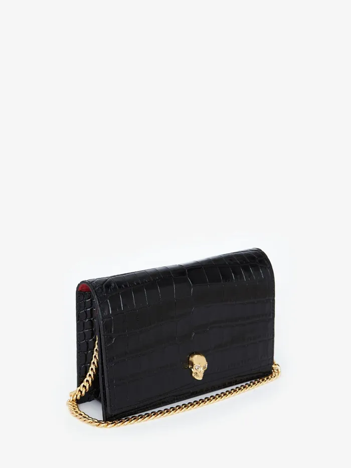Women Mini Bags Alexander McQueen Small Skull Bag Black