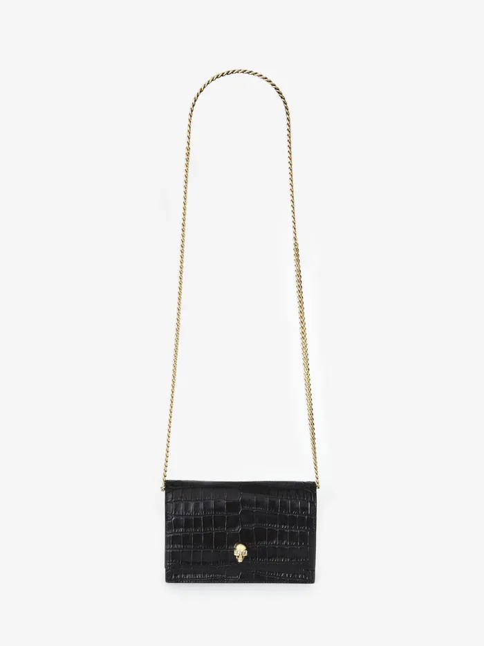 Women Mini Bags Alexander McQueen Small Skull Bag Black