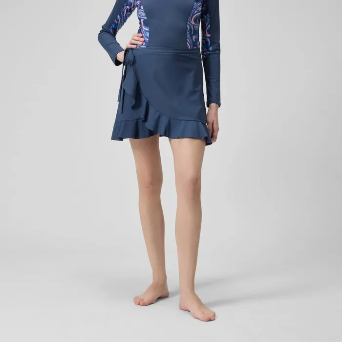 Women Modest Swimwear Speedo Women039s Wrap Skirt Navy