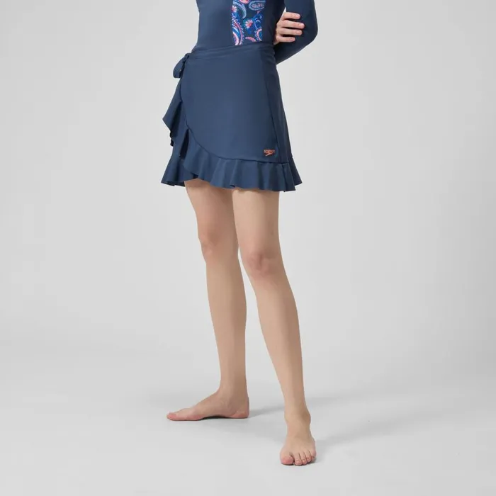 Women Modest Swimwear Speedo Women039s Wrap Skirt Navy