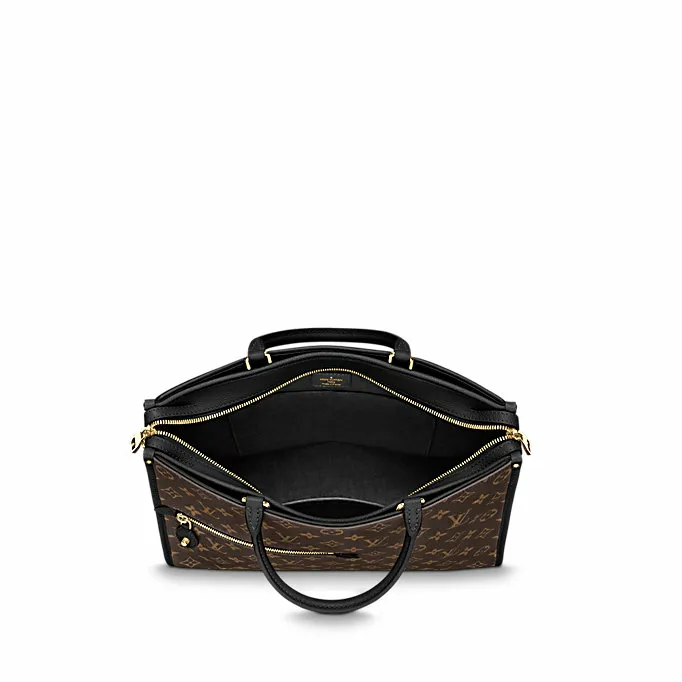 Women Montaigne Bag Louis Vuitton Louis Vuitton Monogram Canvas POPINCOURT MM NOIR BLACK M43435 8211 Louis Vuitton Handbag Store