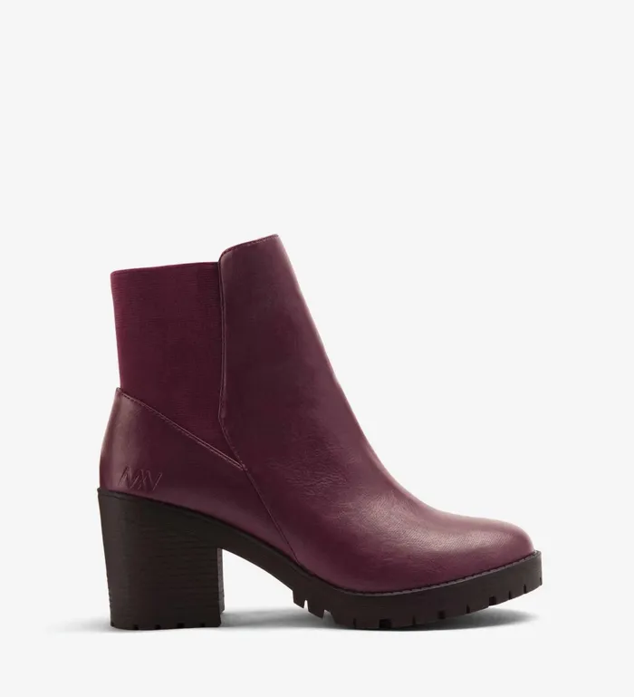 Women Montroyal Vegan Boots Cerise Matt and Nat Boots