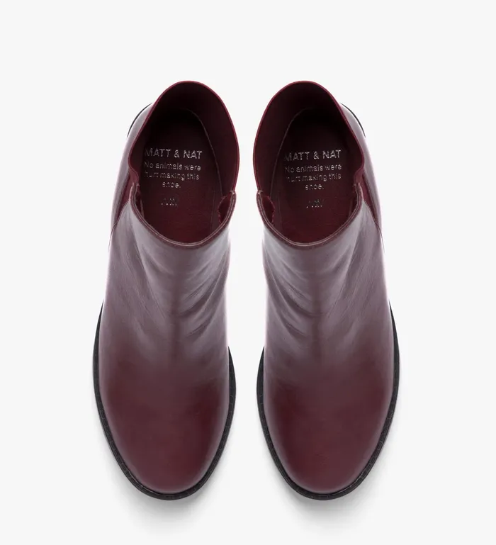 Women Montroyal Vegan Boots Cerise Matt and Nat Boots