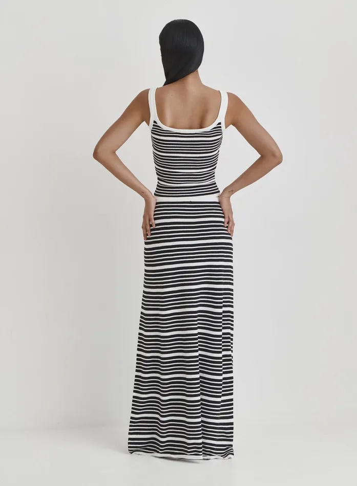 Women Multi Stripe Vest Top Eva 4th and Reckless Knitwear