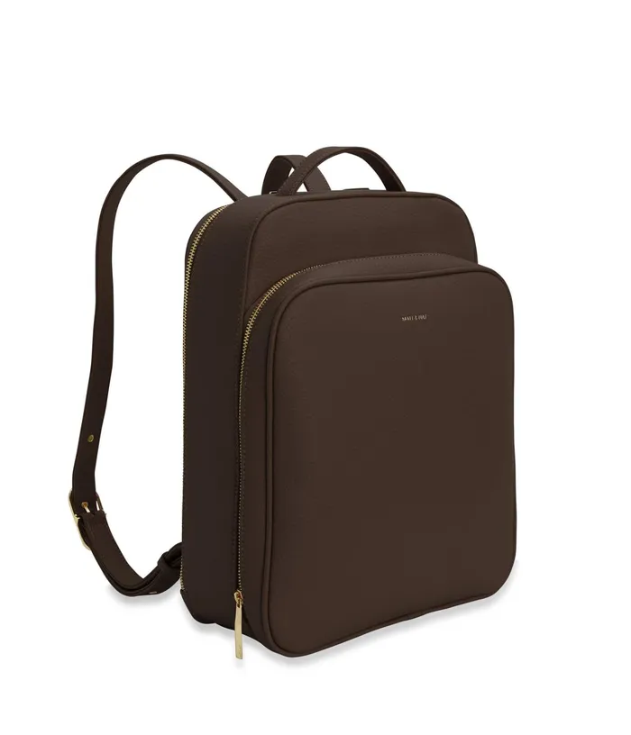 Women Nava Vegan Backpack 8211 Purity Chocolate Matt and Nat Backpacks