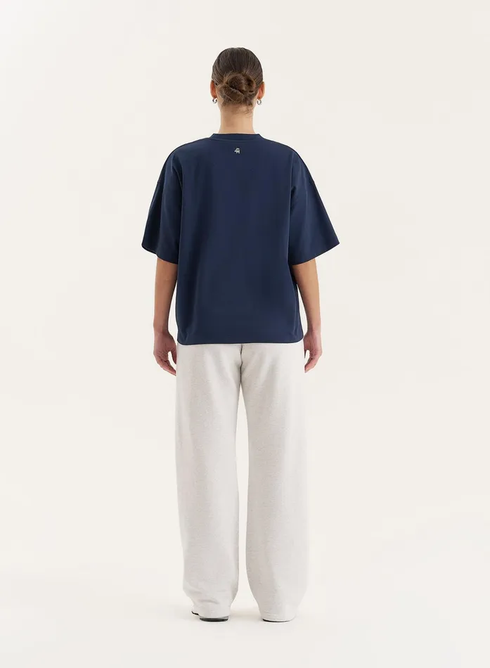 Women Navy Fourth Athletics Oversized TShirt Siobhan 4th and Reckless Tops
