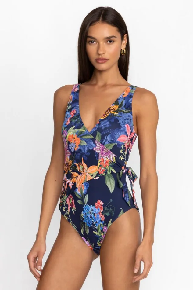 Women NEON JUNGLE WRAP ONE PIECE Neon Jungle Johnny Was Swim and Resort Women NEON JUNGLE WRAP ONE PIECE Neon Jungle Johnny Was Swim and Resort