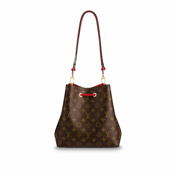 Women NeoNoe Bag Louis Vuitton Louis Vuitton Coquelicot Red Nono M44021 8211 Louis Vuitton Handbag Store