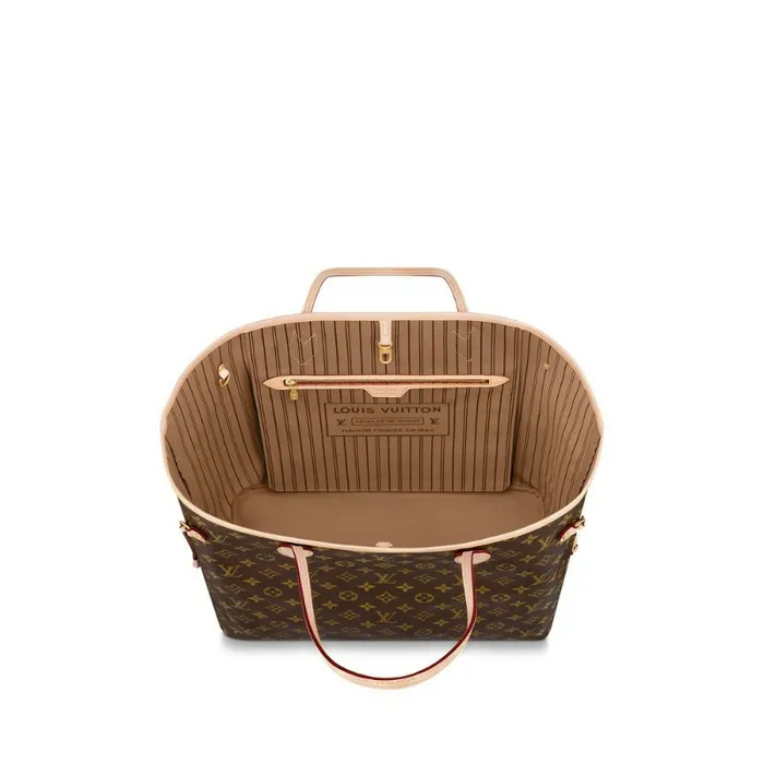 Women Neverfull Bag Louis Vuitton Louis Vuitton Monogram Canvas Neverfull GM M40990 Beige 8211 Louis Vuitton Handbag Store