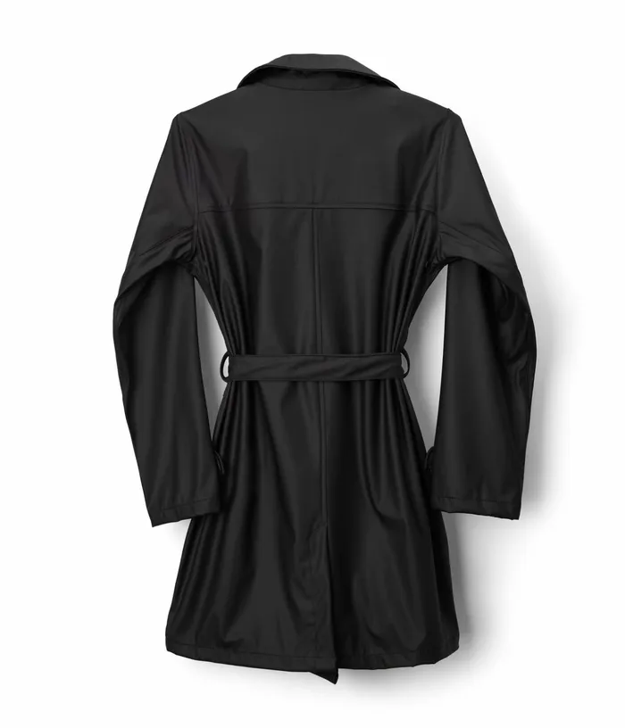 Women Nora WomenS Waterproof Trench Coat Black Matt and Nat Trench Coats