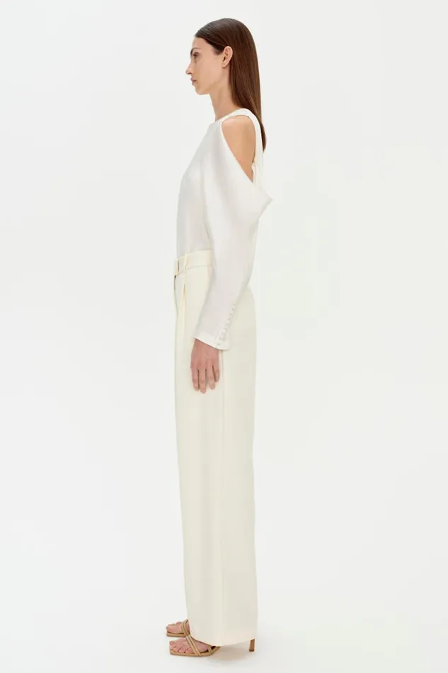 Women Novia Pant Eggshell Jonathan Simkhai Pants and Bottoms