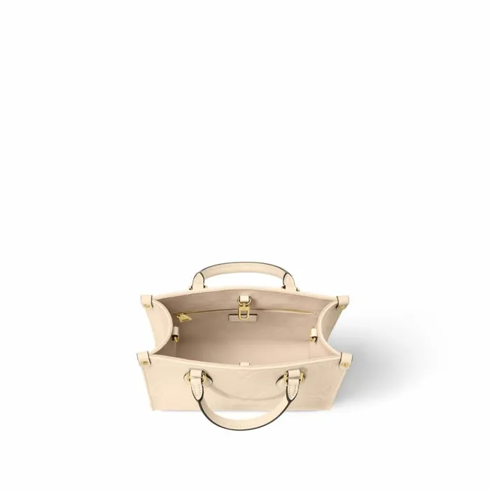 Women Onthego Bag Louis Vuitton Louis Vuitton Onthego PM Cream M46569 8211 Louis Vuitton Handbag Store