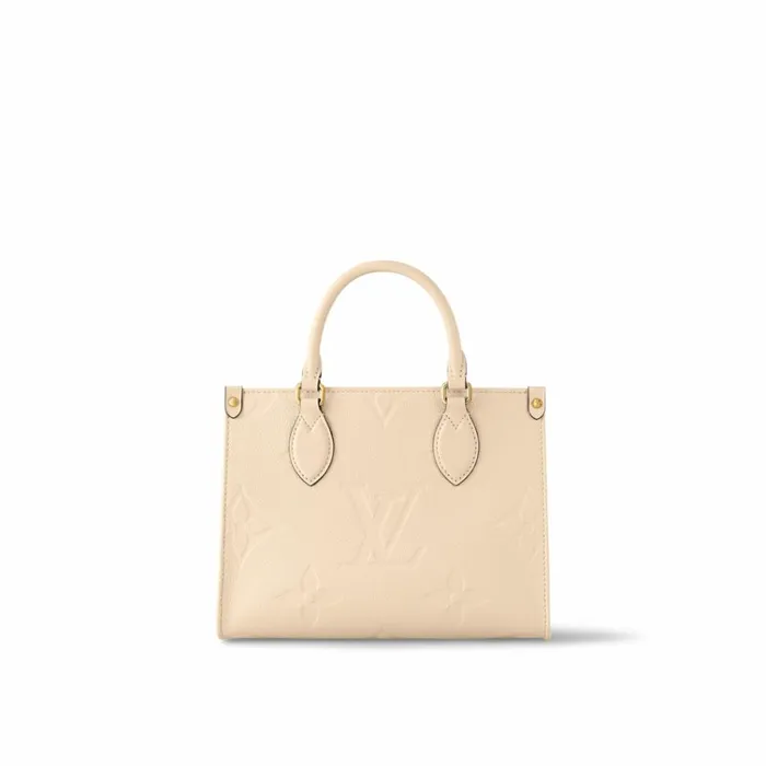 Women Onthego Bag Louis Vuitton Louis Vuitton Onthego PM Cream M46569 8211 Louis Vuitton Handbag Store