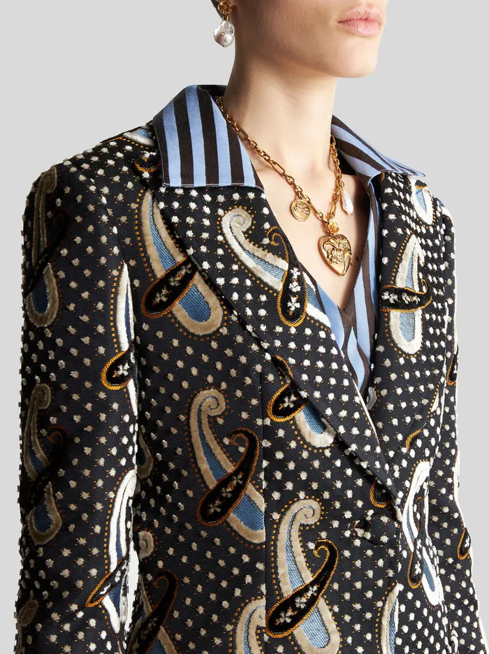 Women Paisley Jacquard Jacket Etro Jackets