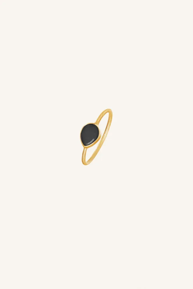 Women PD MINIMAL RING Black Bybar Jewellery Women PD MINIMAL RING Black Bybar Jewellery