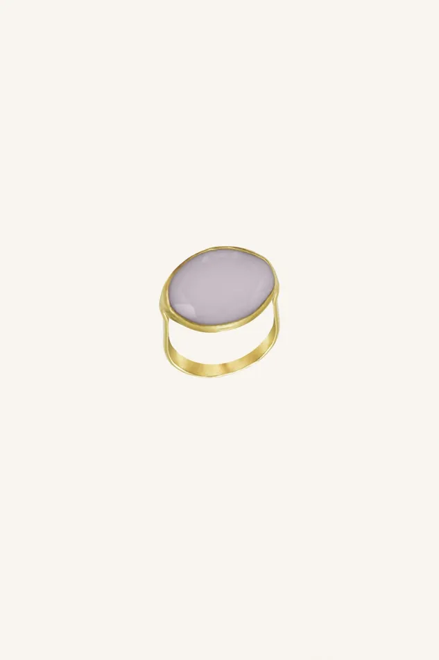 Women PD OVAL RING Old Pink Bybar Jewellery